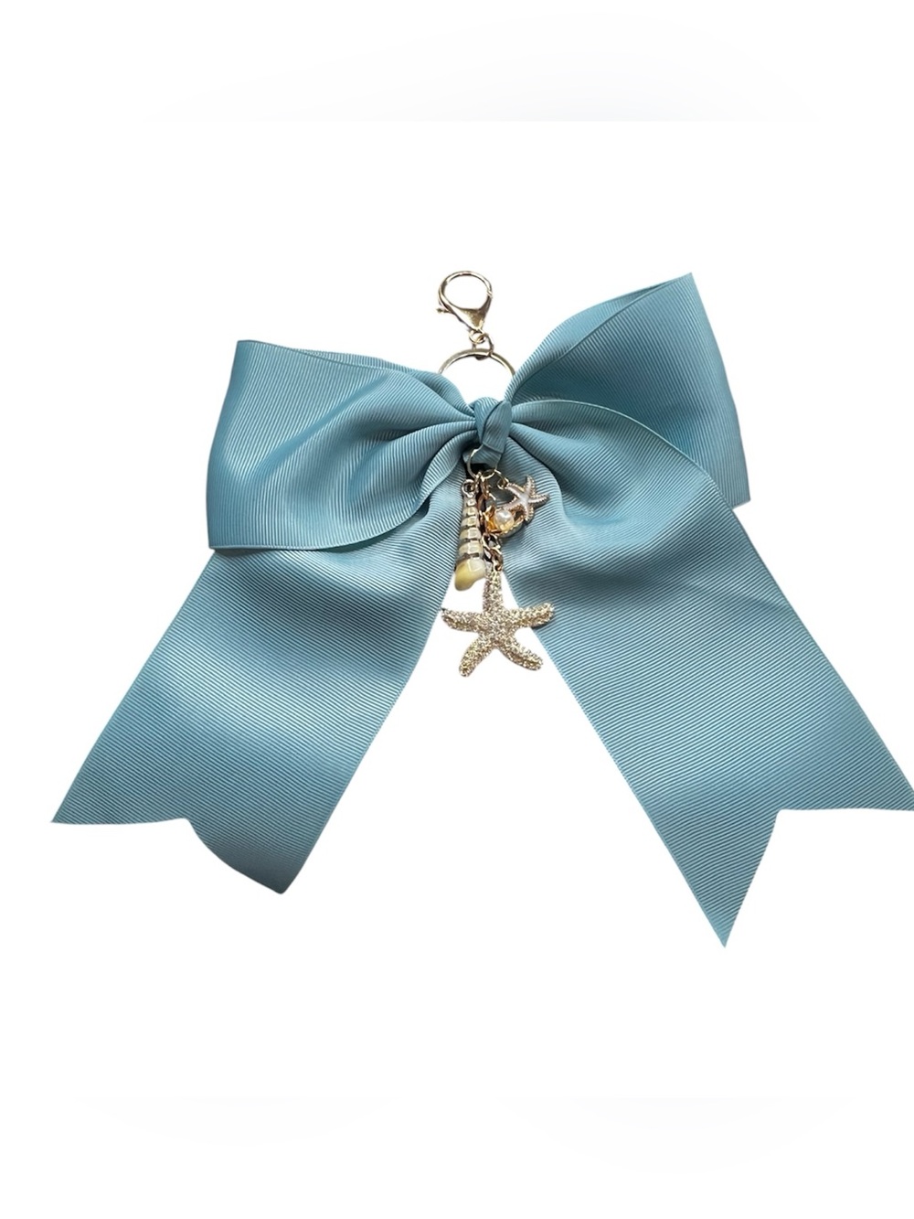๐ Ducky Charmz โMiss Salty Kissesโ Bow Bag Charm | Coastal Beach Collection - Picture 2 of 3